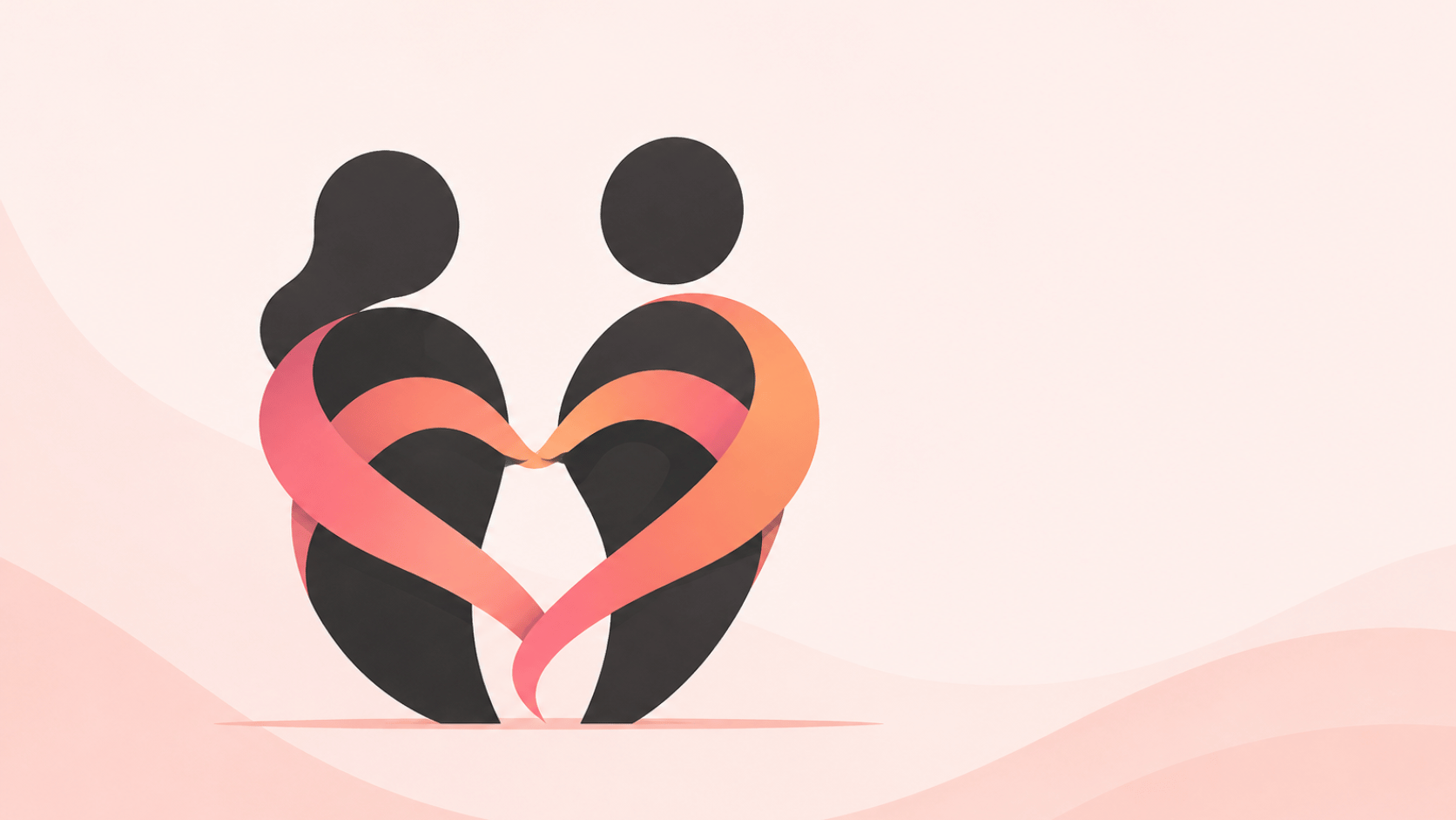Por qué combinar nombres de pareja - ilustración de conexión y unión en una relación

